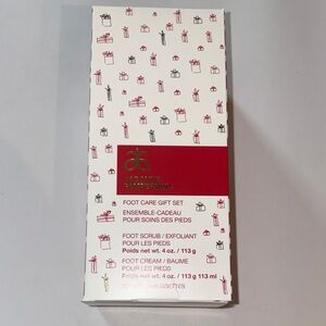 Arbonne Red and White Foot Care Set. NIB